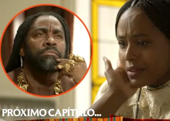 Alika visita Niara no hospital em cena da novela A Nobreza do Amor.