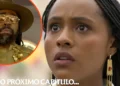 Assustada, Alika observa Jendal em festa de Cosme e Damião em Barro Preto, em A Nobreza do Amor.