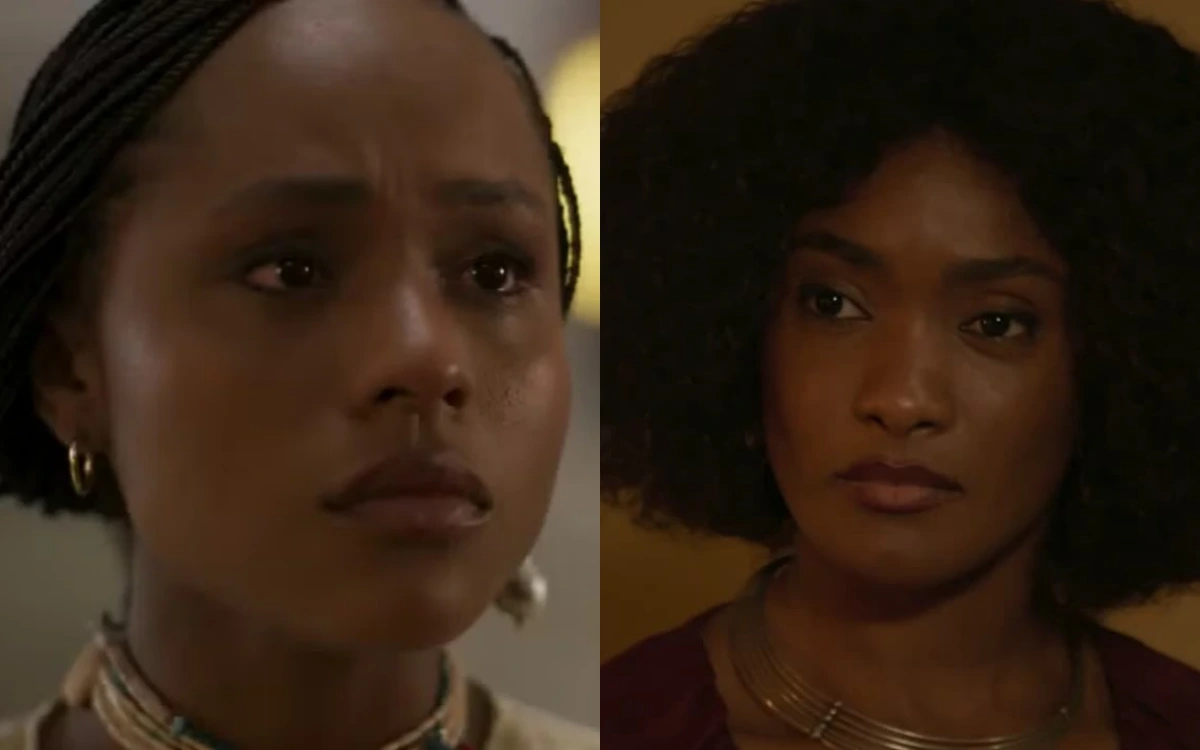 Alika e Niara em A Nobreza do Amor. (Foto: reprodução/Globo)