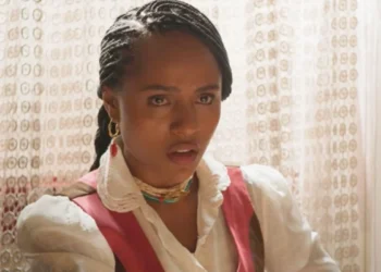 Alika (Duda Santos) em A Nobreza do Amor (Foto: Reprodução/TV Globo)