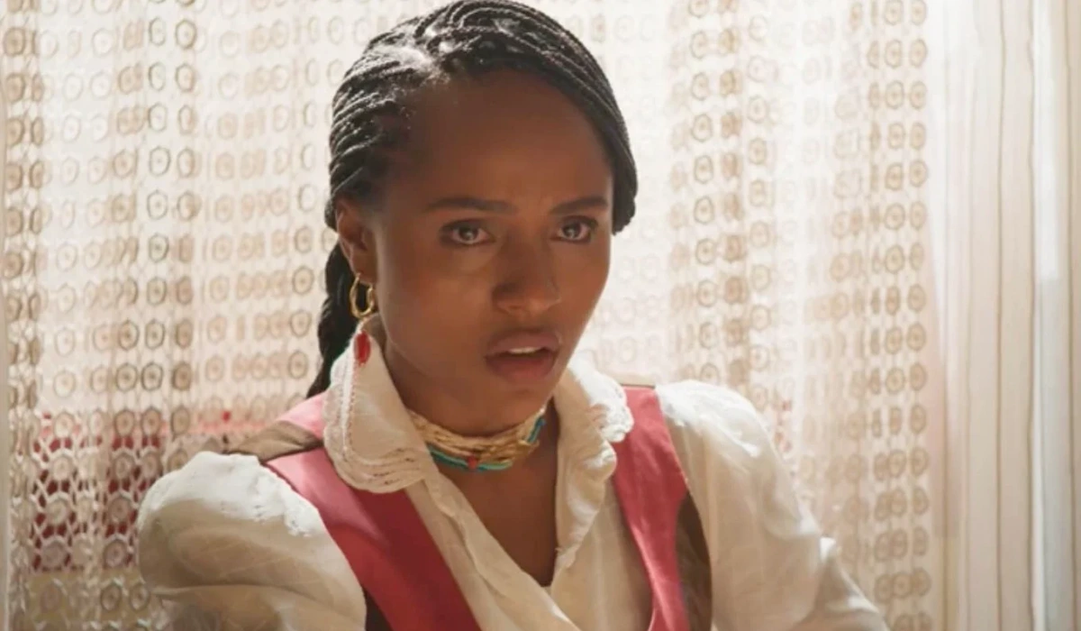 Alika (Duda Santos) em A Nobreza do Amor (Foto: Reprodução/TV Globo)
