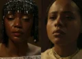 Binta e Alika em A Nobreza do Amor. (Foto: reprodução/Globo)