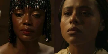 Binta e Alika em A Nobreza do Amor. (Foto: reprodução/Globo)