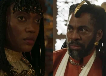 Binta e Jendal em A Nobreza do Amor. (Foto: reprodução/Globo)