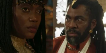 Binta e Jendal em A Nobreza do Amor. (Foto: reprodução/Globo)