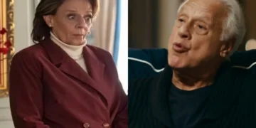 Diná e Arthur em Quem Ama Cuida. (Foto: reprodução/Globo)