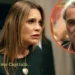Fábia (Flávia Alessandra) aparece com expressão tensa em cena de Quem Ama Cuida, enquanto Ulisses (Alexandre Borges) surge em destaque dentro de um círculo laranja, com semblante sério.