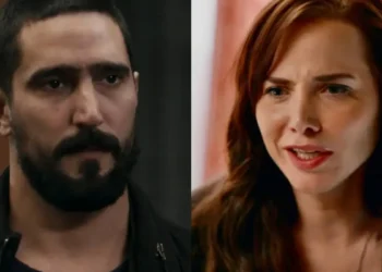 Quem Ama Cuida: Em cena babilônica, Adriana anuncia a presença de Heitor na reunião da auditoria diante da família Brandão