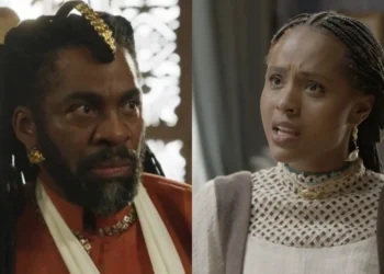 Jendal e Alika em A Nobreza do Amor. (Foto: reprodução/Globo)