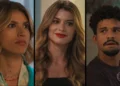 Leandra (Giovanna Grigio), Vanessa (Alinne Moraes) e Vitor (Lucas Leto) em Por Você (Foto: Reprodução/TV Globo)
