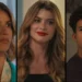 Leandra (Giovanna Grigio), Vanessa (Alinne Moraes) e Vitor (Lucas Leto) em Por Você (Foto: Reprodução/TV Globo)
