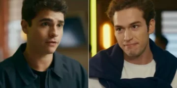 Mau Mau (João Victor Gonçalves) e Felipe (Pietro Antonelli) em Quem Ama Cuida (Foto: Reprodução/TV Globo)