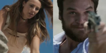 Melissa e Pedro em Além do Tempo. (Foto: reprodução/Globo)
