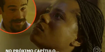 Mirinho observando Alika em A Nobreza do Amor.