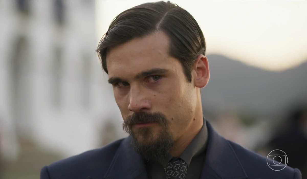 Mirinho (Nicolas Prattes) em A Nobreza do Amor (Foto: Reprodução/TV Globo)