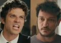Pedro (à esquerda) e Tom (à direita) em cenas de Quem Ama Cuida.