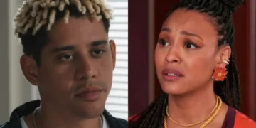 Peixe e Bela em Por Você. (Foto: reprodução/Globo)