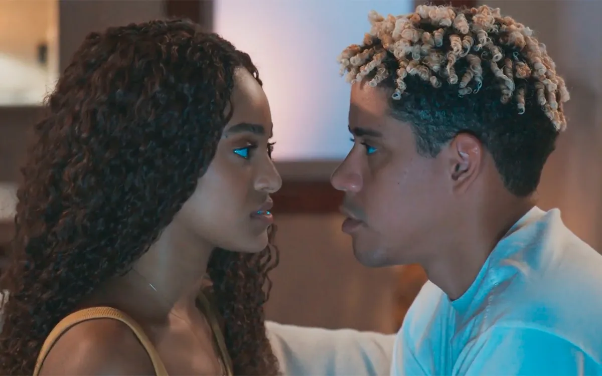 Peixe e Dalila em Por Você. (Foto: reprodução/Globo)