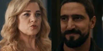 Pilar e Heitor em Quem Ama Cuida. (Foto: reprodução/Globo)