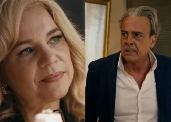 Pilar e Ulisses em Quem Ama Cuida. (Foto: reprodução/Globo)
