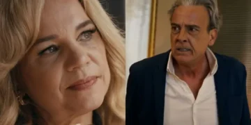 Pilar e Ulisses em Quem Ama Cuida. (Foto: reprodução/Globo)