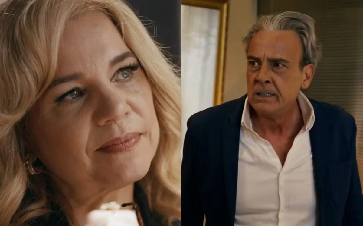 Pilar e Ulisses em Quem Ama Cuida. (Foto: reprodução/Globo)