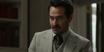 Sebastião (João Fontenelle) em A Nobreza do Amor (Foto: Reprodução/TV Globo)