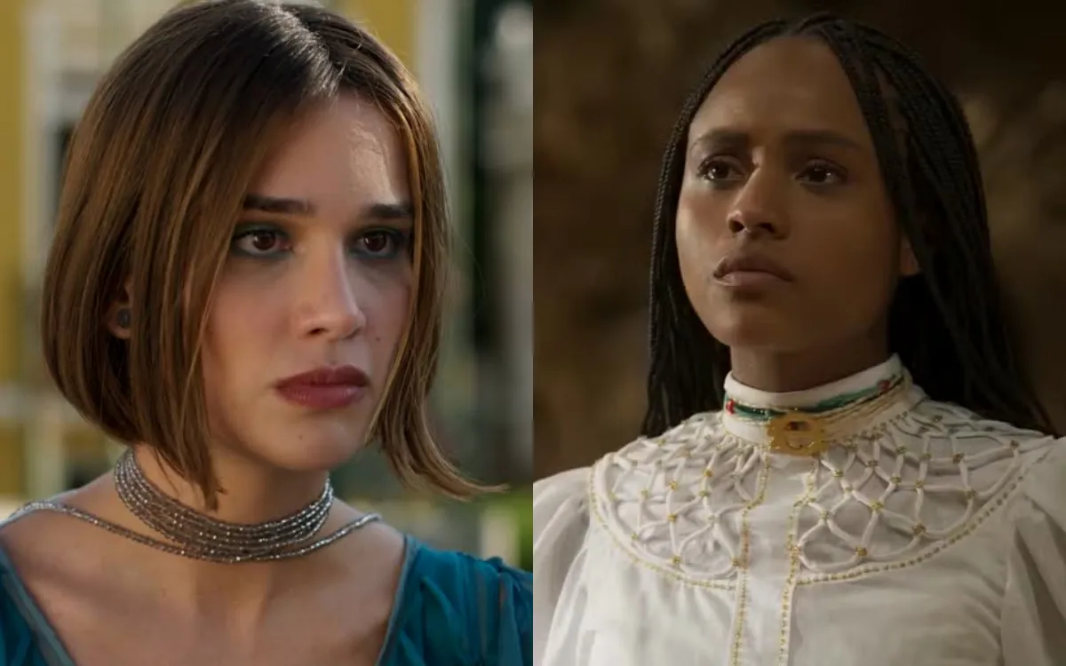 Virgínia e Alika em A Nobreza do Amor. (Foto: reprodução/Globo)
