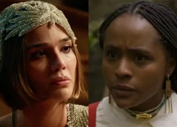 Virgínia e Alika em A Nobreza do Amor. (Foto: reprodução/Globo)